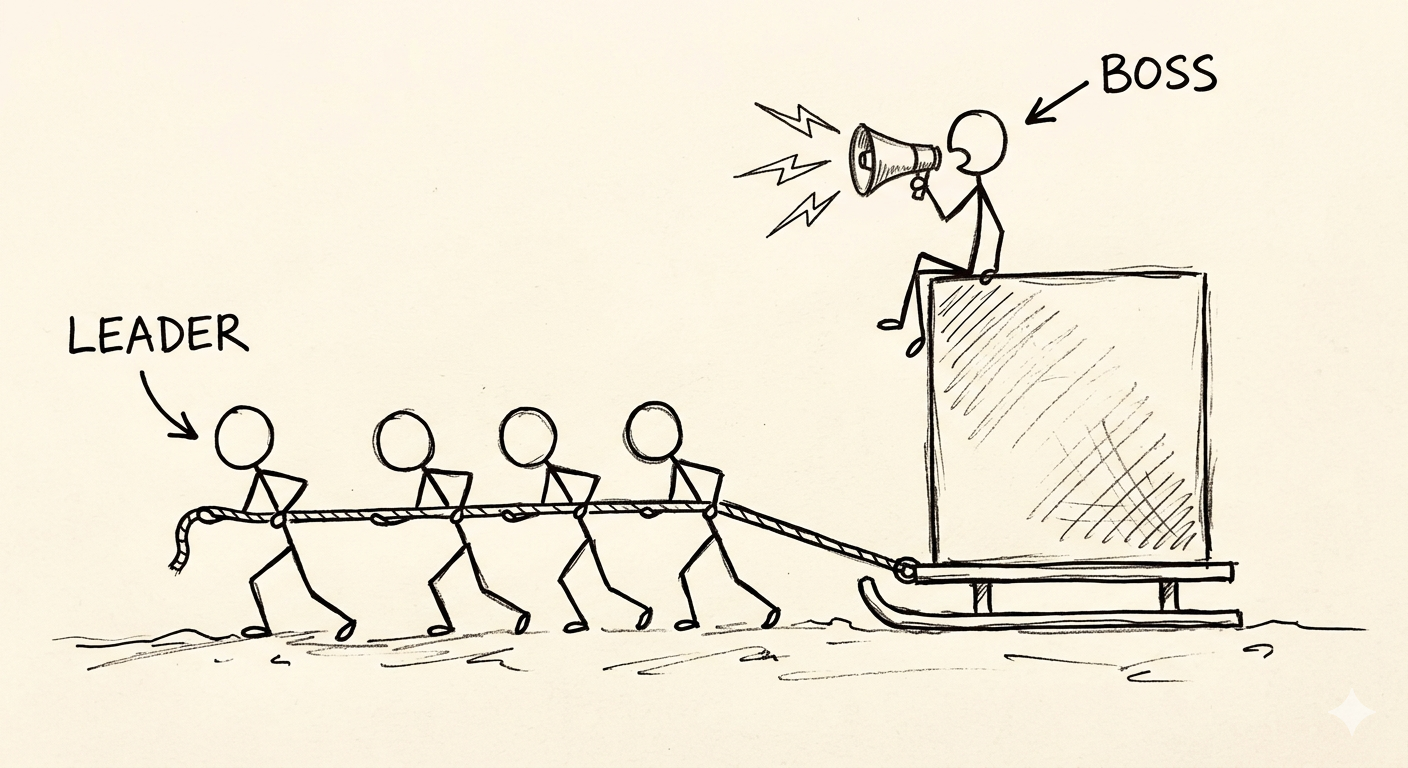 Leader vs Boss